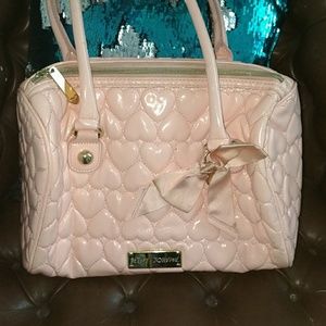 Pink Betsey Johnson purse